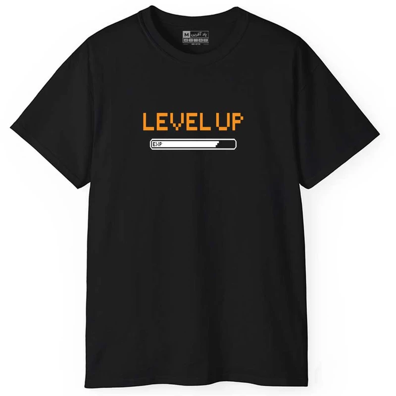 تی شرت آستین کوتاه مردانه پاد آفرین مدل اسپرت طرح گیم متن دار کد 0936