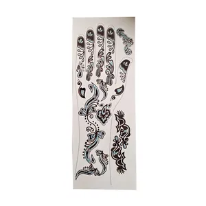 برچسب تتو موقت طرح دست کد 04