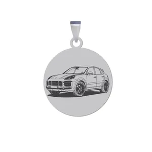 آویز گردنبند زنانه و مردانه هایکا مدل رخ ماشین پورشه کد ja.h 191