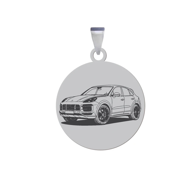 آویز گردنبند زنانه و مردانه هایکا مدل رخ ماشین پورشه کد ja.h 191