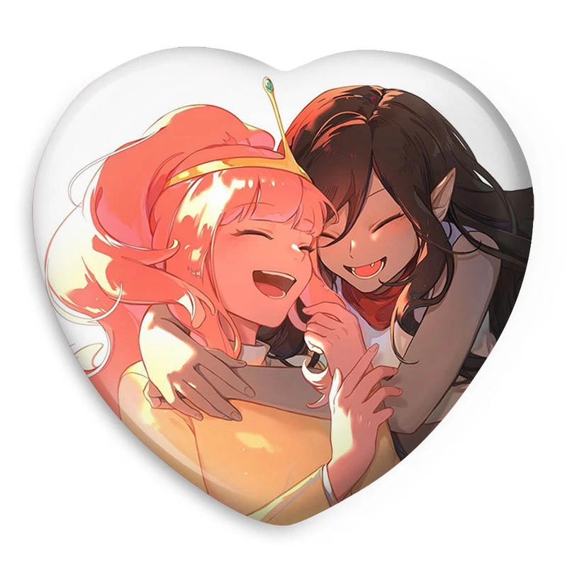 پیکسل خندالو طرح پرنسس بابل گام و مارسلین وقت ماجراجویی Adventure Time مدل قلبی کد 20817