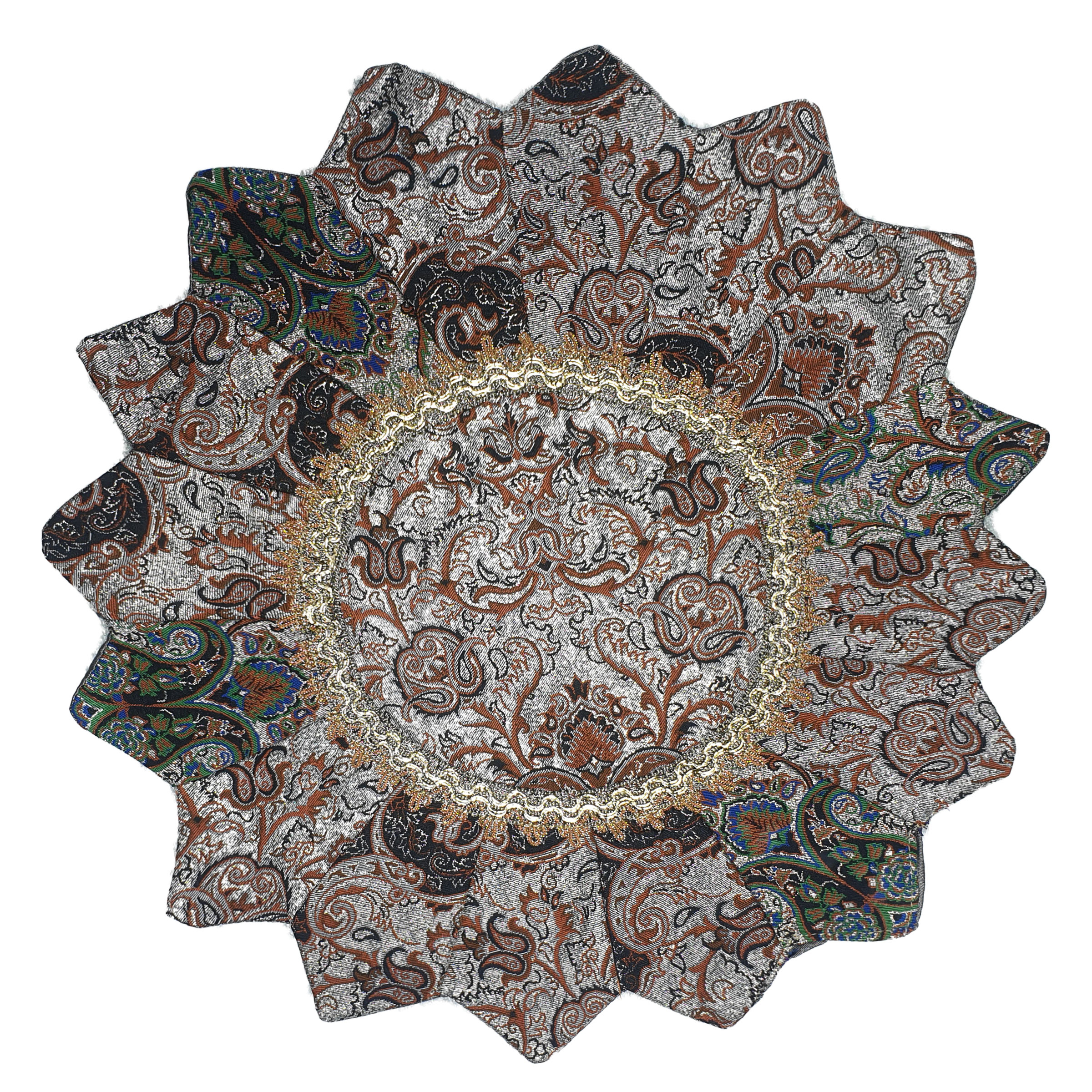 رومیزی ترمه مدل گوهر کد 3984