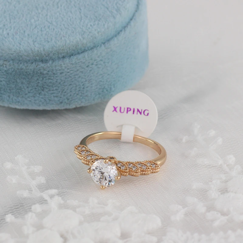 عکس شماره 4 : انگشتر زنانه ژوپینگ مدل تک نگین کد aae589