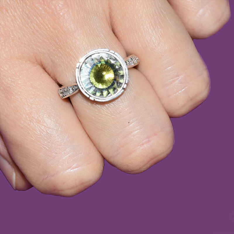 انگشتر نقره زنانه مدل چشم