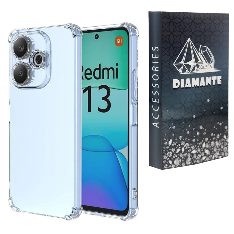 کاور دیامانته مدل Bianco Navy مناسب برای گوشی موبایل شیائومی Redmi 13 4G