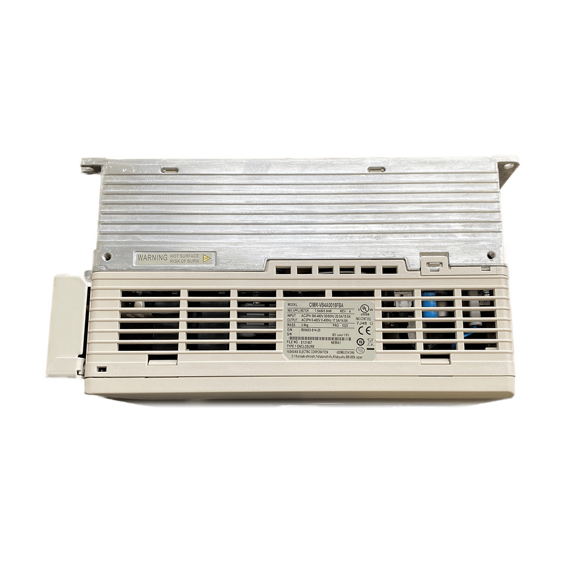 اینورتر یاسکاوا مدل V1000 کد CIMR-VB4A0018 ظرفیت 5.5 کیلووات