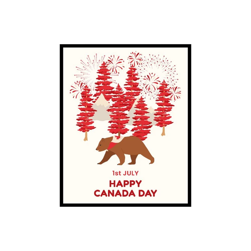 پوستر مدل روز ملی کانادا 4