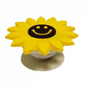 پایه نگهدارنده گوشی موبایل پاپ سوکت مدل گل افتابگردان کد 880233