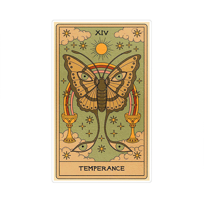 استیکر تزئینی موبایل و تبلت ماسا دیزاین طرح پروانه مدل NW009