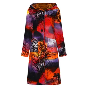 پالتو زنانه طرح جنگل کد YLW46