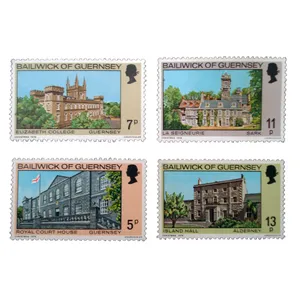 تمبر یادگاری مدل یادبود کد bc-1720 مجموعه 4 عددی