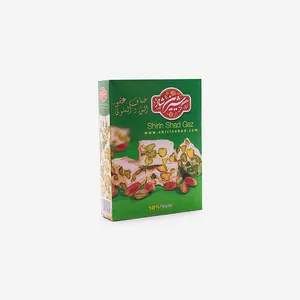 گز لقمه 18 درصد پسته گز شیرین شاد -200گرم