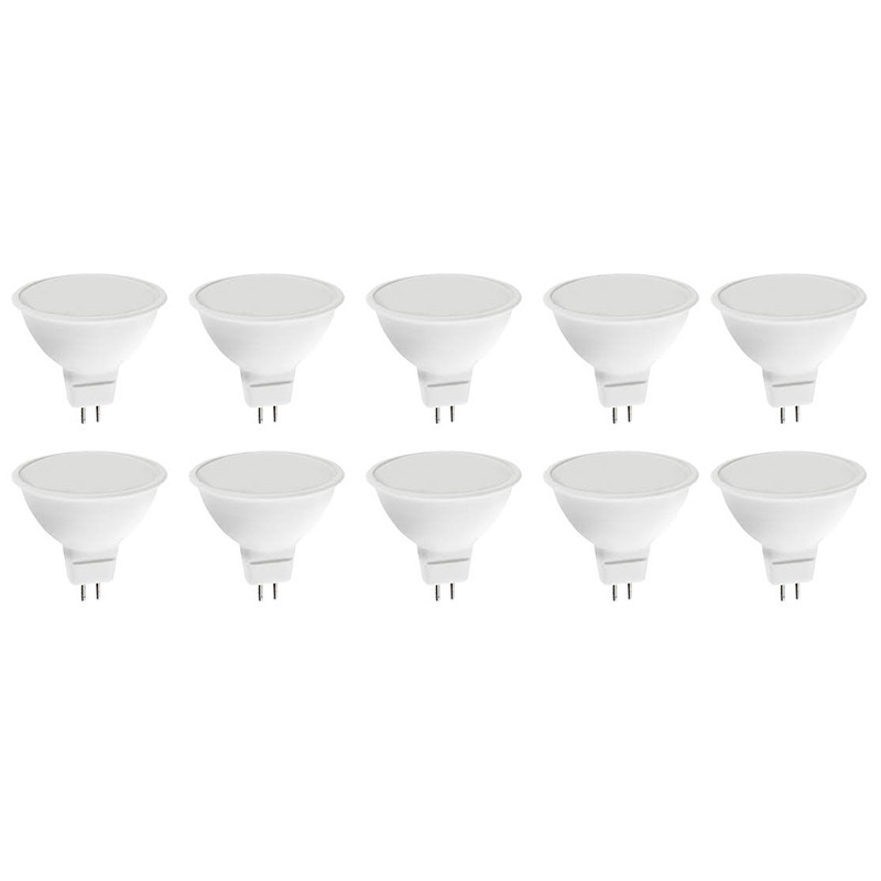 لامپ ال ای دی 6 وات پارس نوین مدل هالوژن سوزنی پایه MR16 بسته 10 عددی