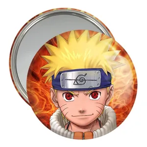 آینه جیبی خندالو مدل ناروتو اوزوماکی انیمه ناروتو Naruto  کد 11256