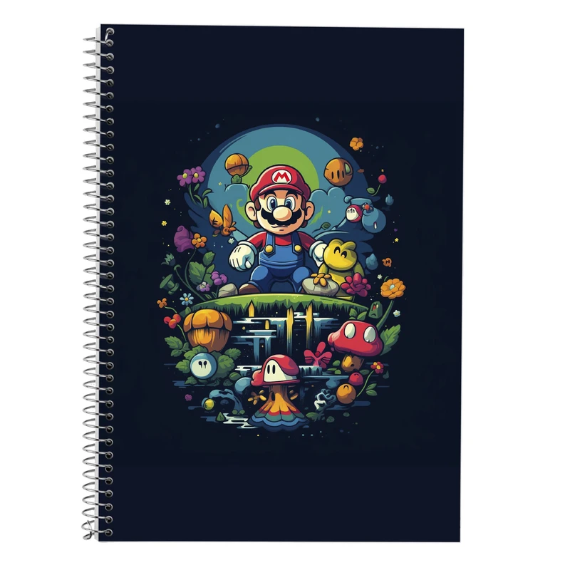 دفتر لغت 50 برگ مدوپد طرح سوپرماریو super mario کد DF2960