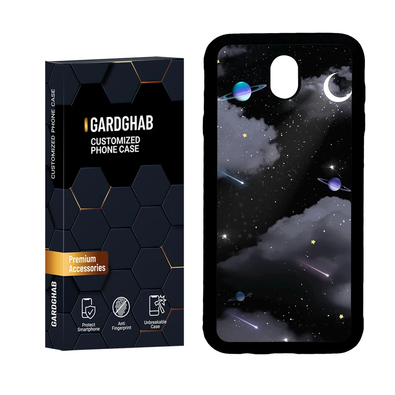 کاور گارد قاب مدل دور ژله ای هنری مناسب برای گوشی موبایل سامسونگ Galaxy J5 Pro