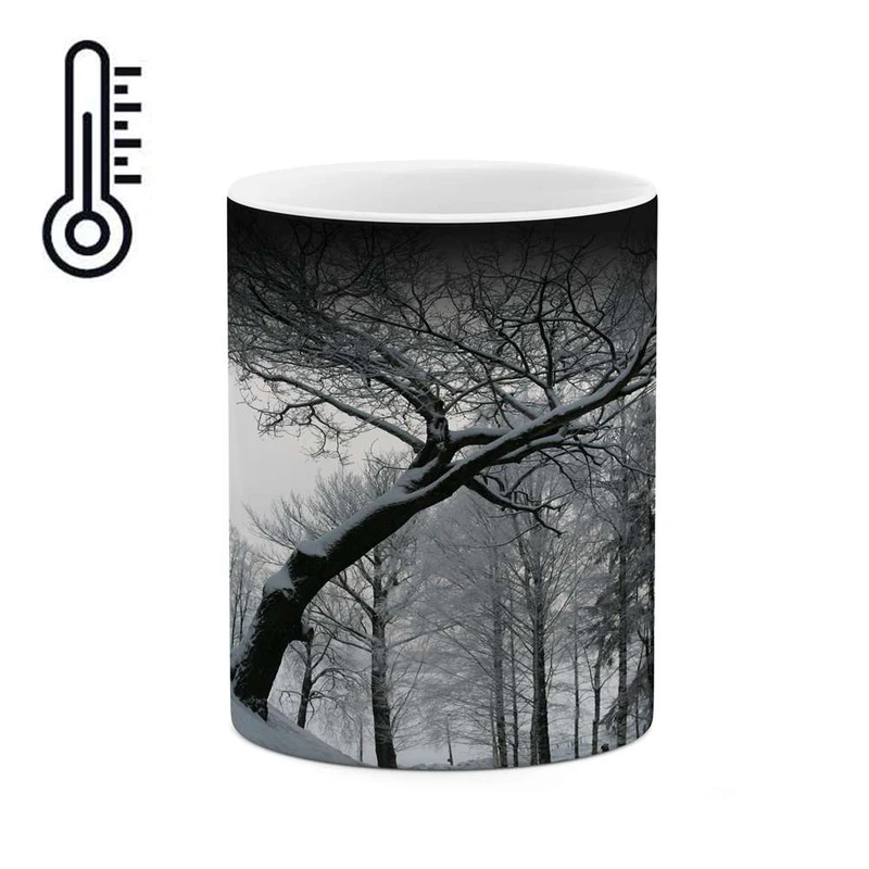 ماگ حرارتی کاکتی مدل منظره برفی کد mgh14840