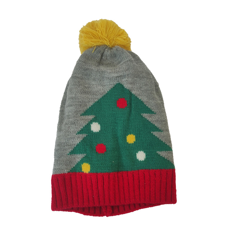 کلاه بافتنی زنانه اسمارا مدل درخت کریسمس 001
