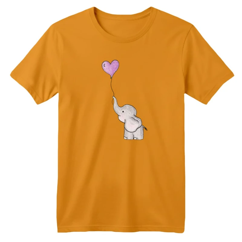 تی شرت آستین کوتاه بچگانه مدل فیل کد ۱۹