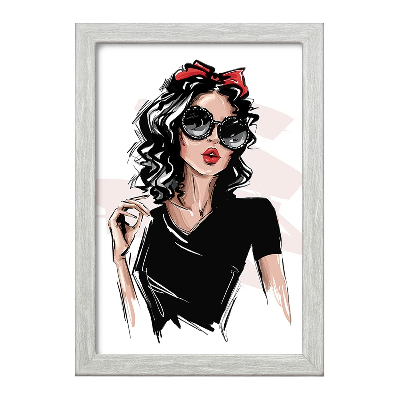 تابلو خندالو طرح دختر قوی Girl Power کد 28923