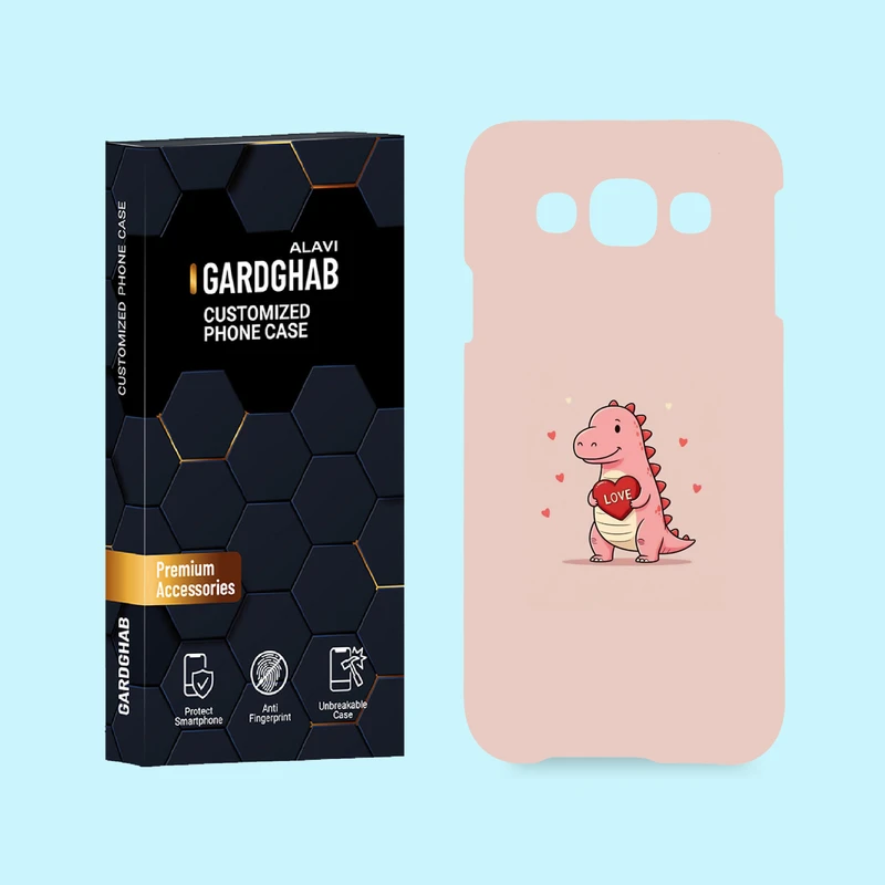 کاور گارد قاب علوی مدل عاشقانه مناسب برای گوشی موبایل سامسونگ Galaxy E5 2015