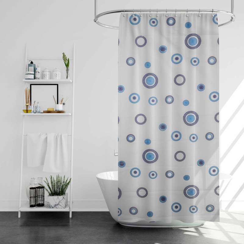 پرده حمام پیسو مدل BZ-23 سایز 180×200 سانتی متر