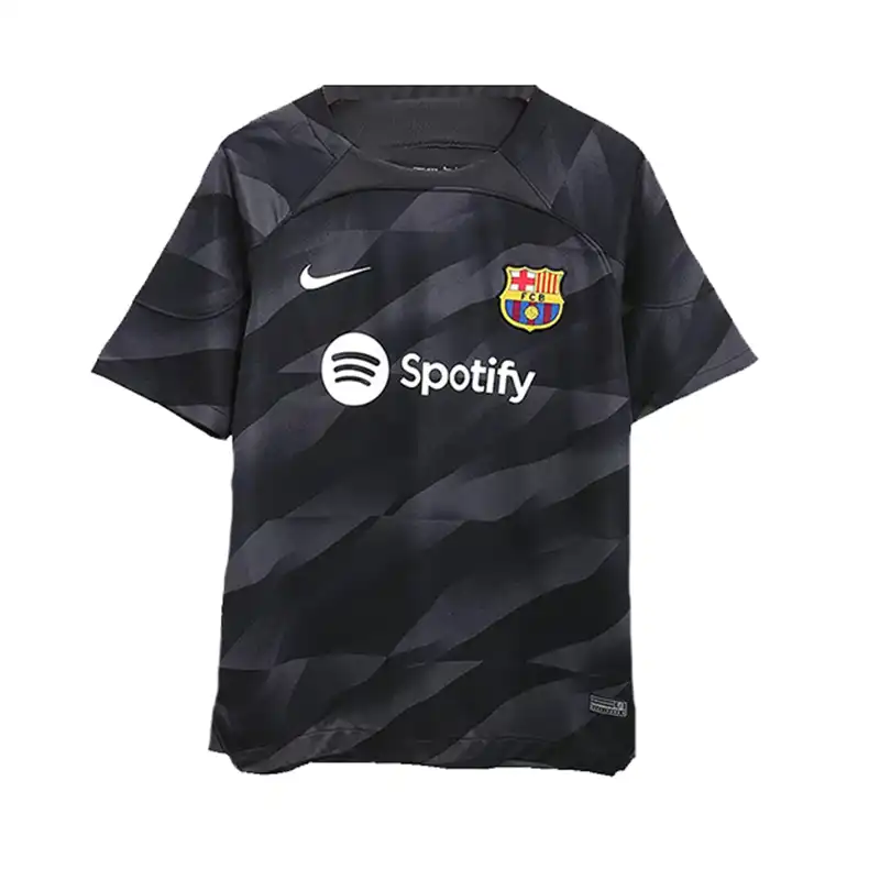 تی شرت  آستین کوتاه ورزشی مردانه مدل بارسلونا کد GK 2024