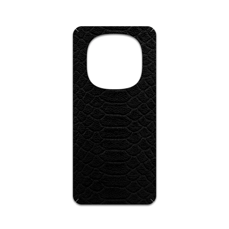 برچسب پوششی ماهوت مدل Black-Snake-Leather مناسب برای گوشی موبایل شیائومی Redmi Note 14 Pro 5G