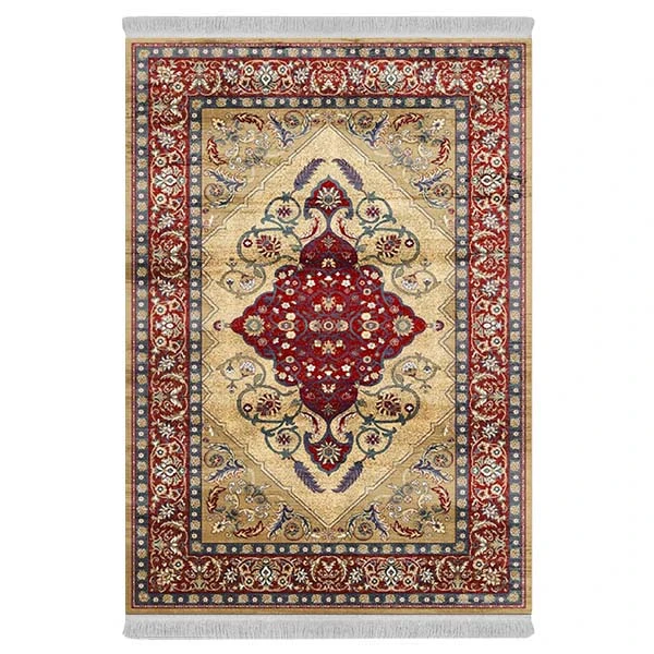 فرش پارچه‌ای دفه مدل فرشینه هازان مخمل کد 051