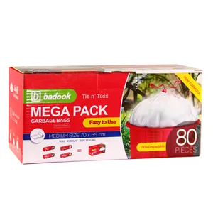 کیسه زباله بادوک مدل P2 بسته 80 عددی