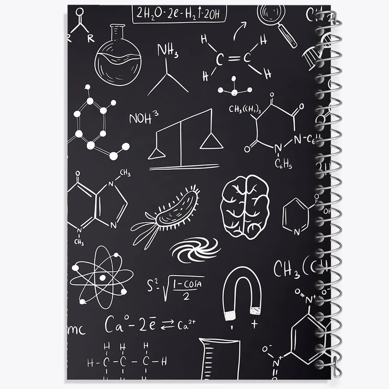 دفتر لیست خرید 50 برگ خندالو طرح شیمی کد N489