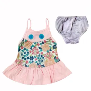 ست سارافون و شورت نوزادی دخترانه مدل پرنسس کد 099899