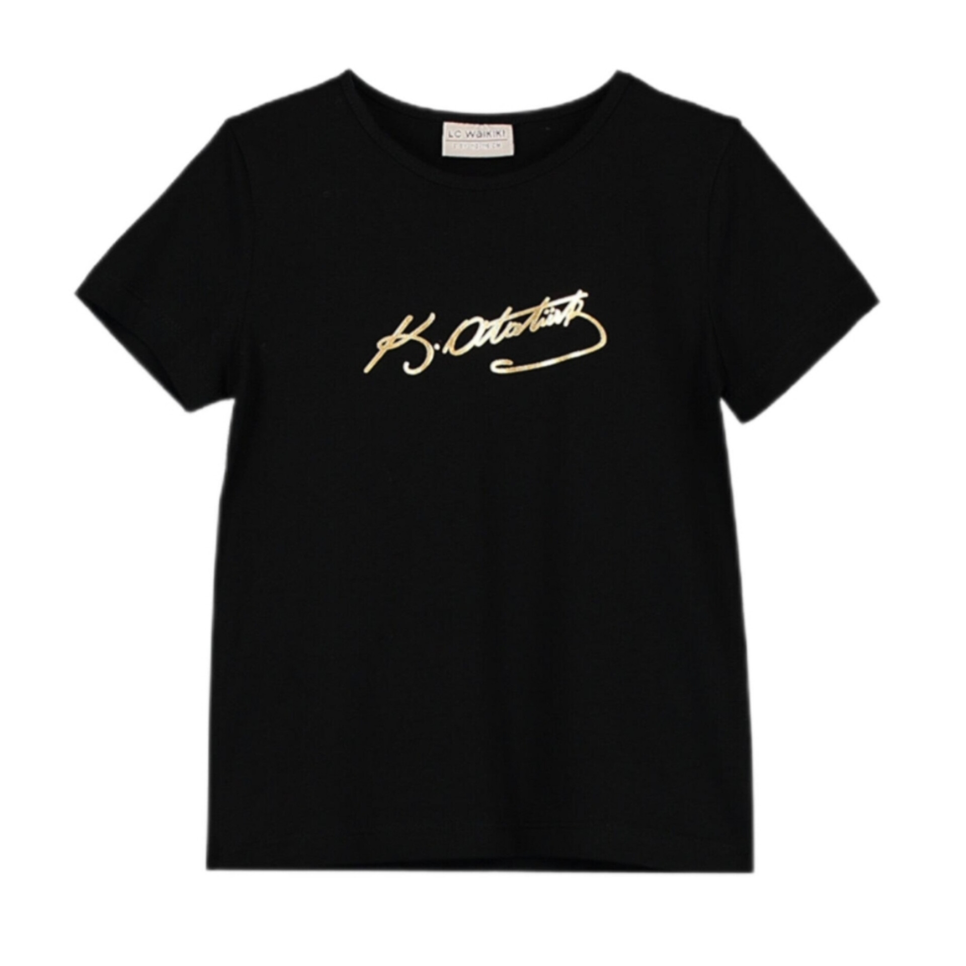 تی شرت آستین کوتاه دخترانه ال سی وایکیکی مدل 0w4022z4