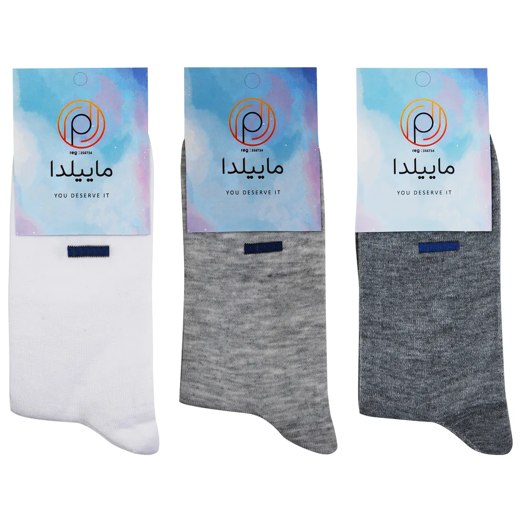 جوراب مردانه ماییلدا کد 3416-120-2 مجموعه 3 عددی