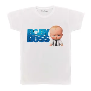 تی شرت بچگانه پرمانه طرح بچه رئیس کد pmt.4203