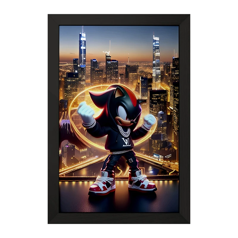 تابلو خندالو مدل سونیک (Sonic) کد F4413