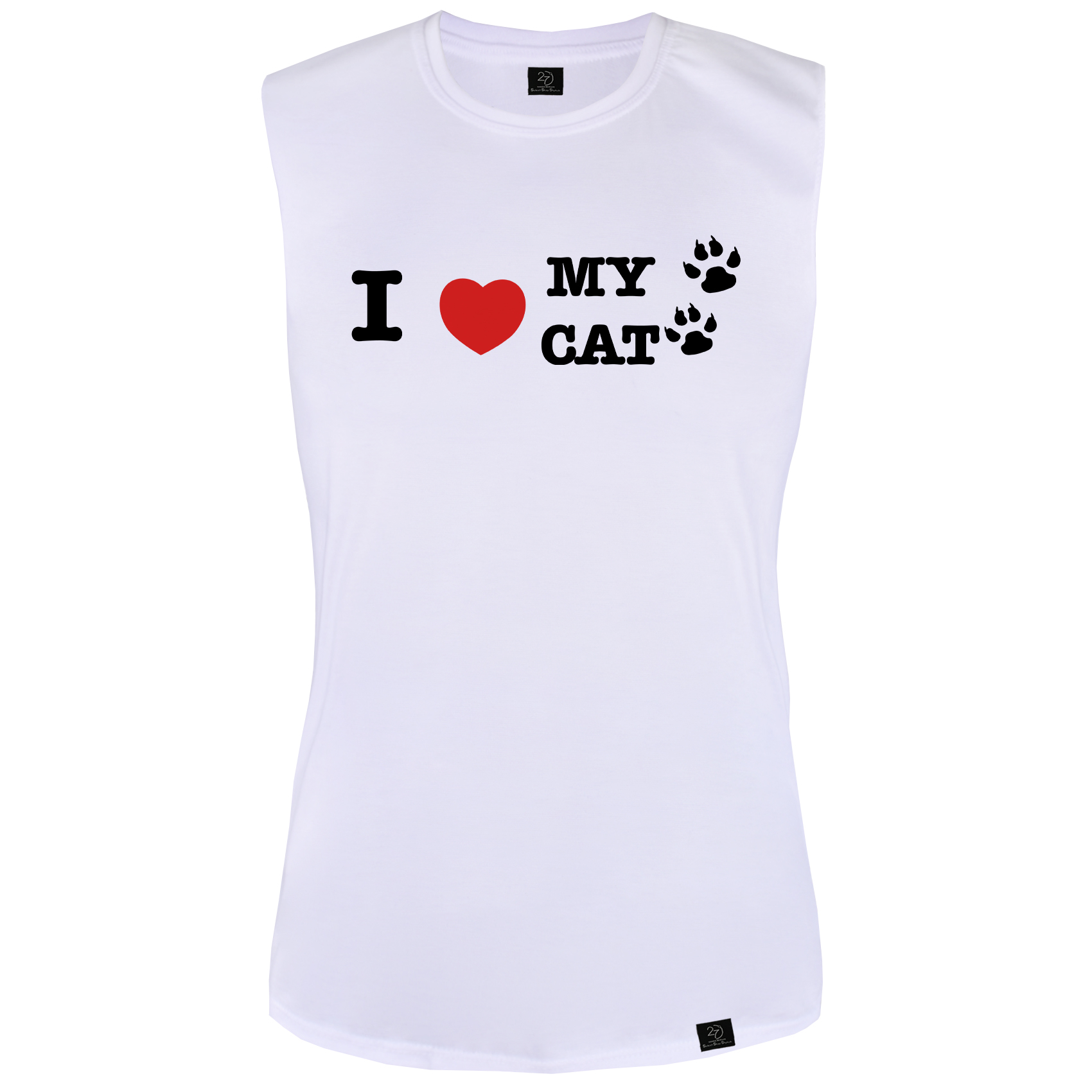 تاپ زنانه 27 مدل I Love My Cat کد MH88