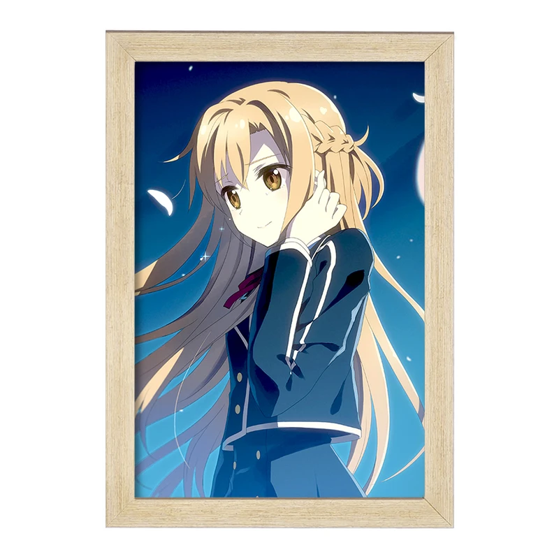 تابلو خندالو مدل آسونا یوکی انیمه هنر شمشیر زنی آنلاین   کد 12066