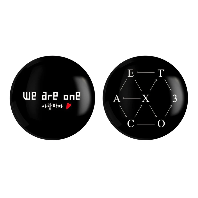 مگنت خندالو طرح گروه اکسو EXO کد 1365713656 مجموعه 2 عددی