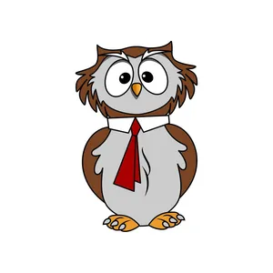 استیکر چوبی کودک مدل جغد کد 001