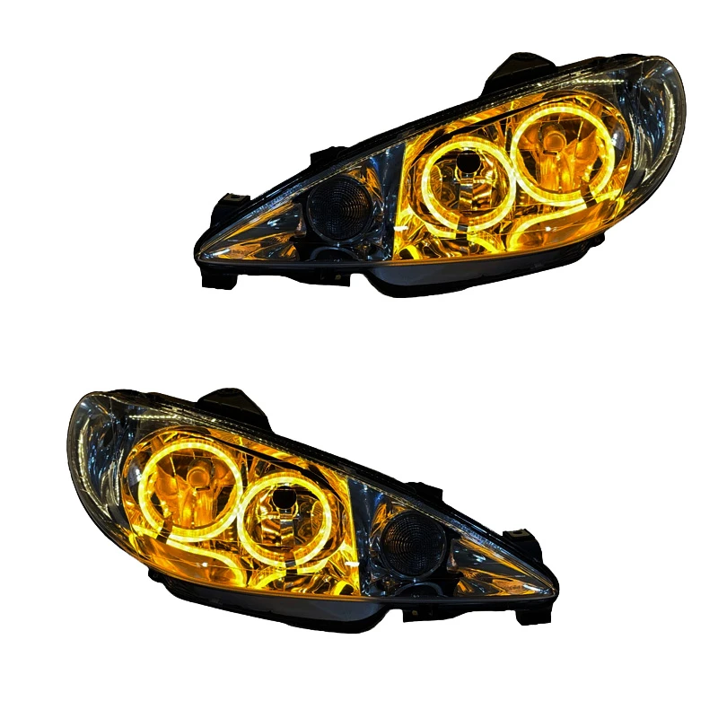 چراغ جلو خودرو گروه پژوهش صنعت مدرن مدل 3D-Ring-Y بسته دو عددی