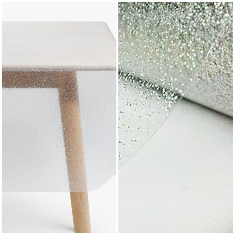 طلق رومیزی طرح اکلیلی مدل T.evim 0.30mm کدA140-T100cm