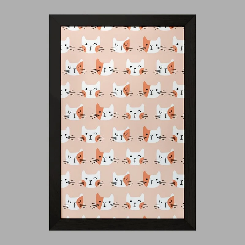 تابلو خندالو مدل گربه Cat  کد 23312