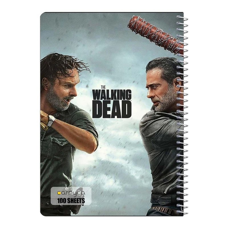 دفتر مشق 100 برگ سیمی کارنیکا طرح مردگان متحرک The Walking Dead کد 23623