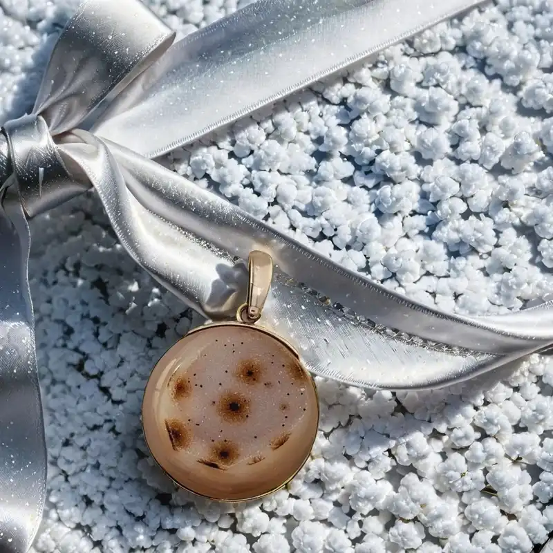 آویز گردنبند نقره زنانه مدل عقیق دروزی کد P02L-22