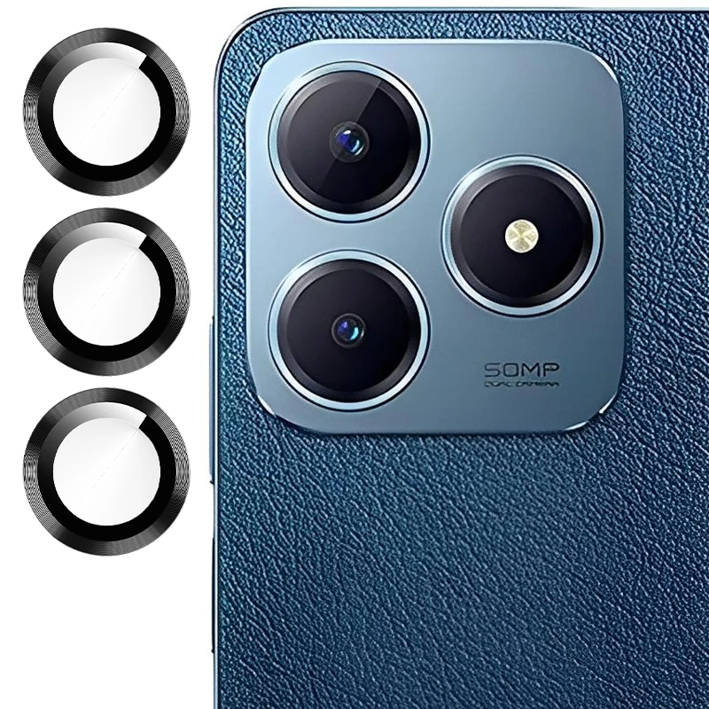 محافظ لنز دوربین فلزی مسیر مدل Ring Mtl مناسب برای گوشی موبایل ریلمی C63