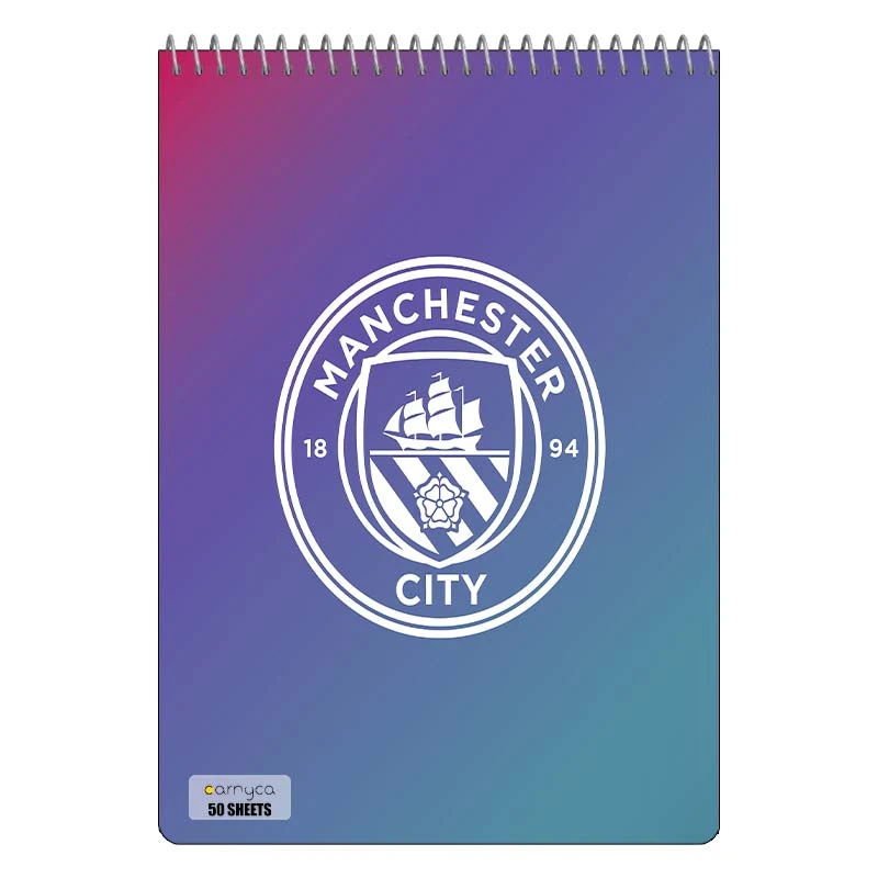دفتر نقاشی 50 برگ سیمی کارنیکا طرح منچستر سیتی Manchester City کد 33418