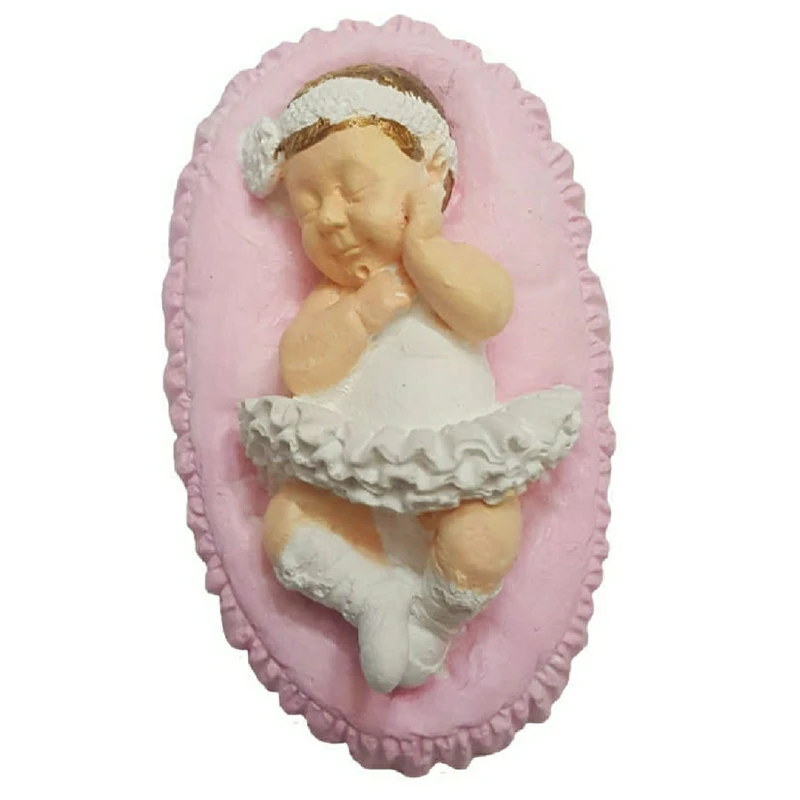 گیفت تولد طرح نوزاد دختر کد 06 مجموعه 10 عددی