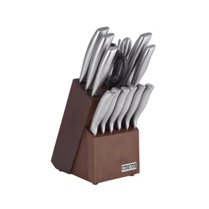 سرویس چاقو آشپزخانه 14 پارچه هوبو مدل D20058