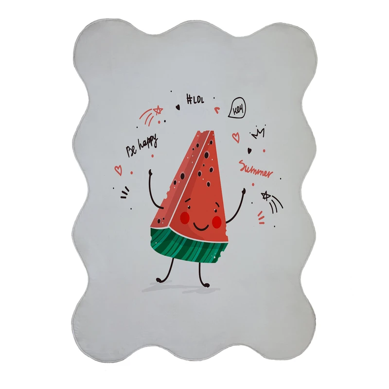 پادری مدل دالبر طرح هندوانه کد 8430 سایز 80x110 سانتی متر 